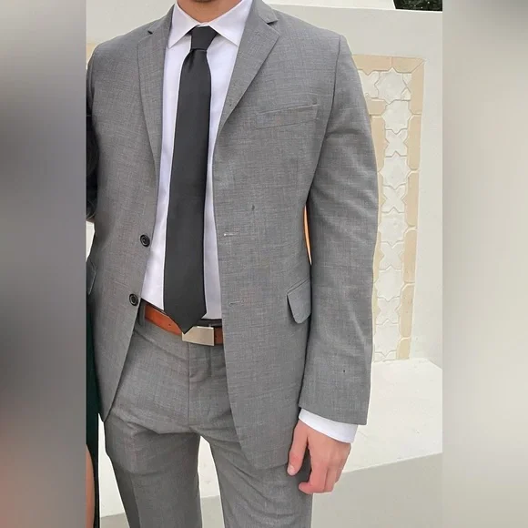 Banana Republic サイズ2 グレー ビジネススーツ 上下セット Banana Republic サイズ2 グレー ビジネススーツ 上下セット